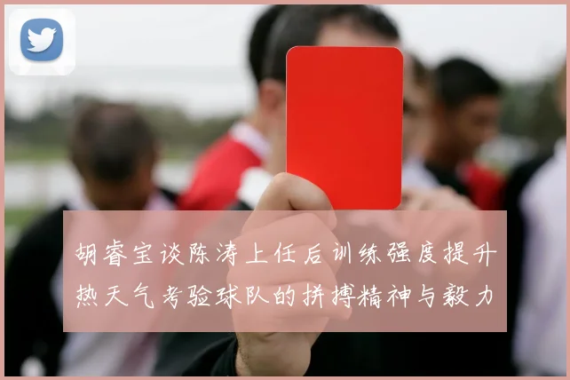 胡睿宝谈陈涛上任后训练强度提升热天气考验球队的拼搏精神与毅力